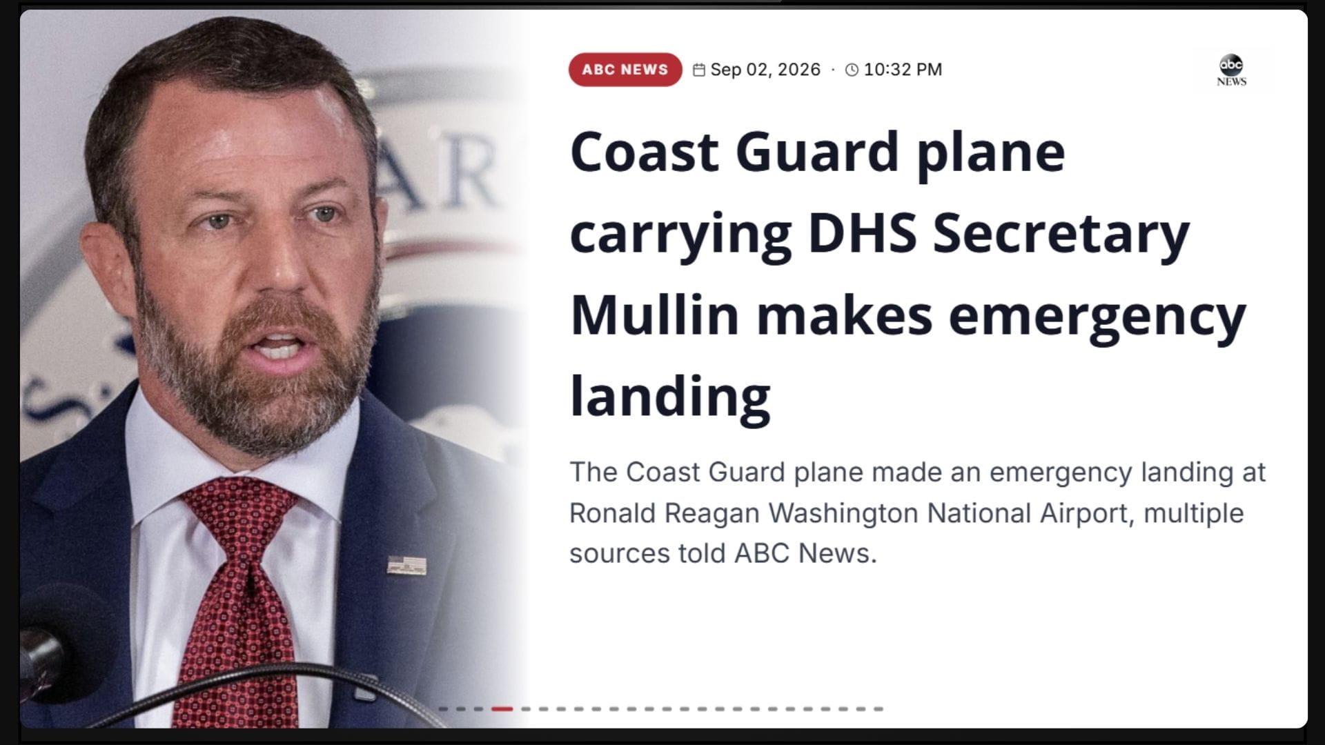 ABC News widget, screenshot 2